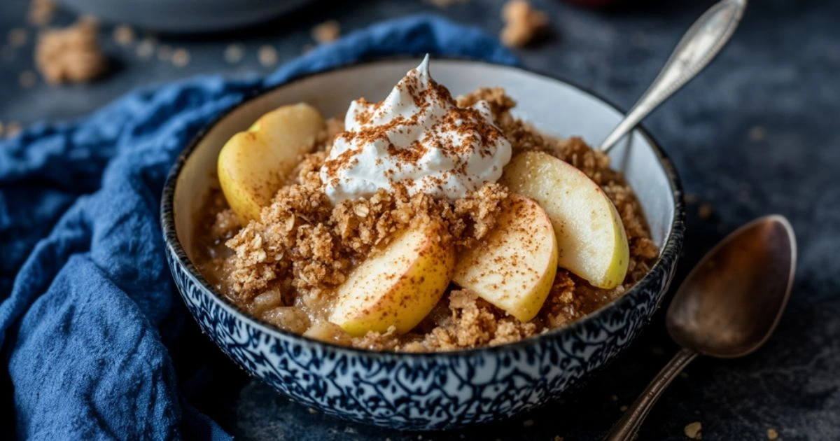 apple crisp recipe without oats