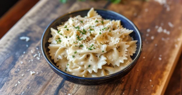 Bow Tie Pasta Alfredo